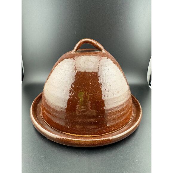 Glazed Pottery, Domed Butter Dish - Picture 4 of 8